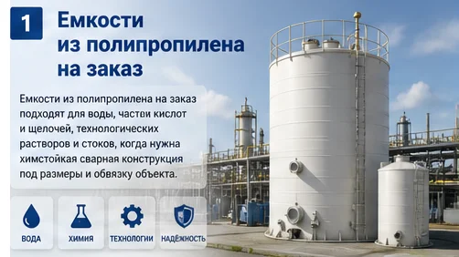 Емкости из полипропилена на заказ — обложка статьи
