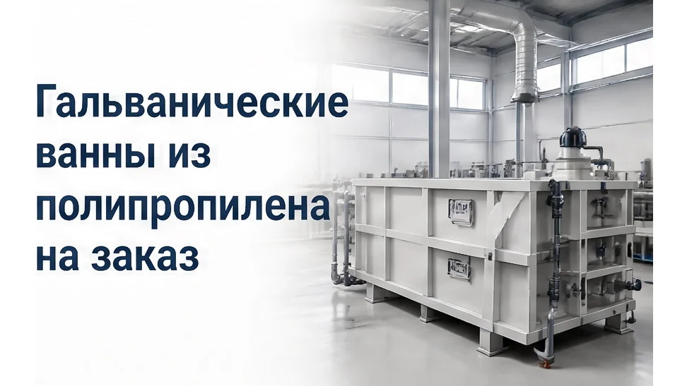 Гальванические ванны из полипропилена — расчет и подбор