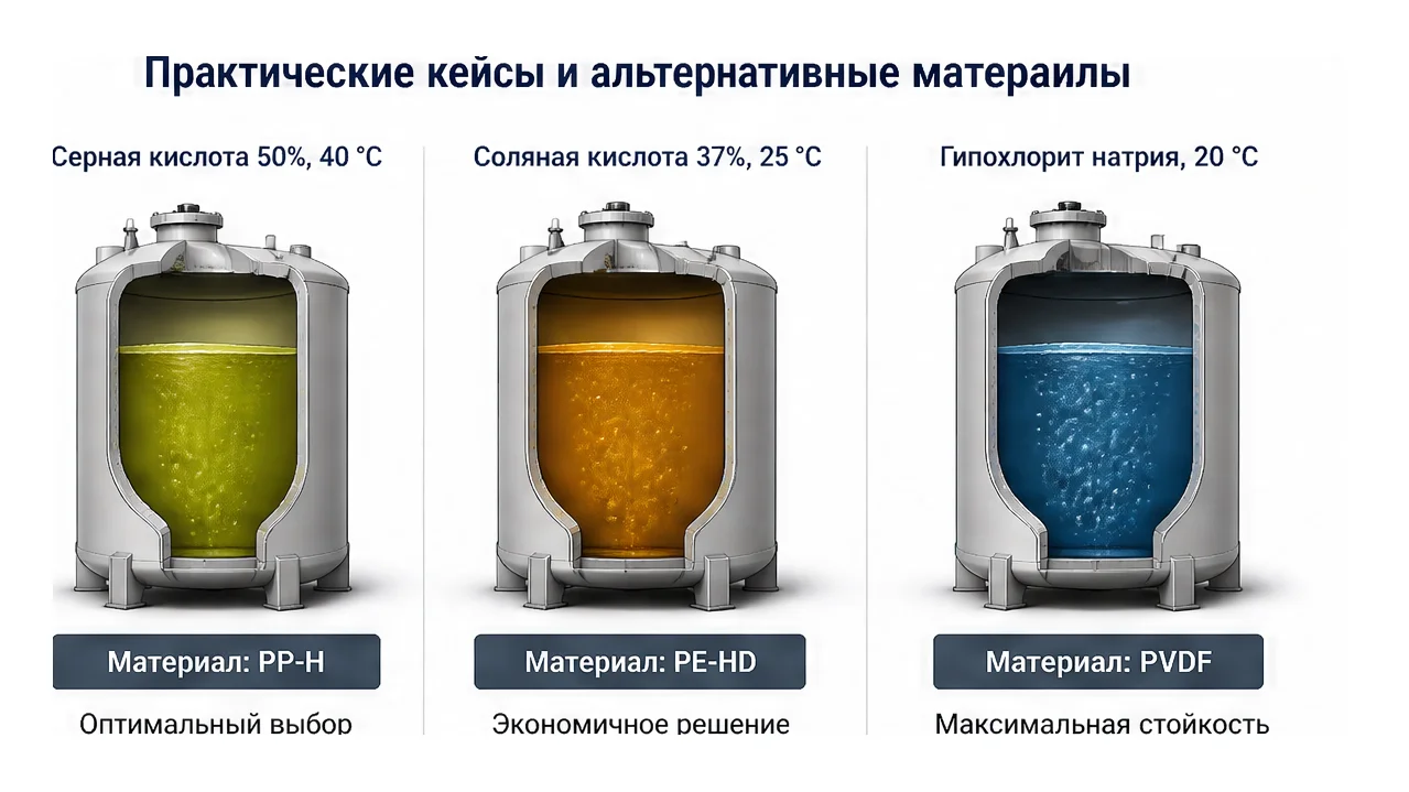 Практические кейсы и альтернативные материалы — схема устройства