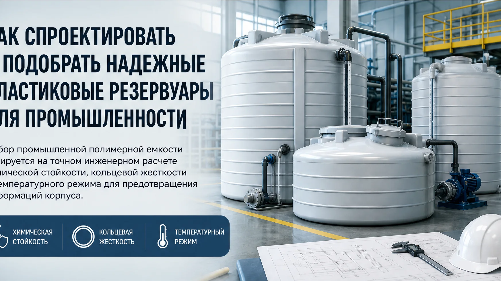 Пожарные резервуары пластиковые: производство, расчет и монтаж — обложка статьи