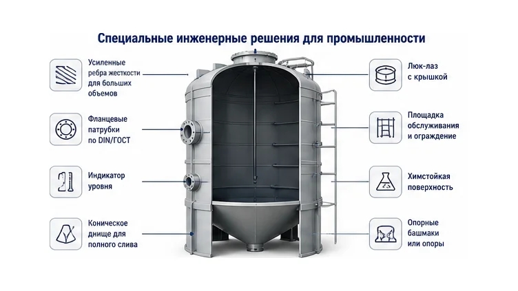 Специальные инженерные решения для промышленности — схема устройства